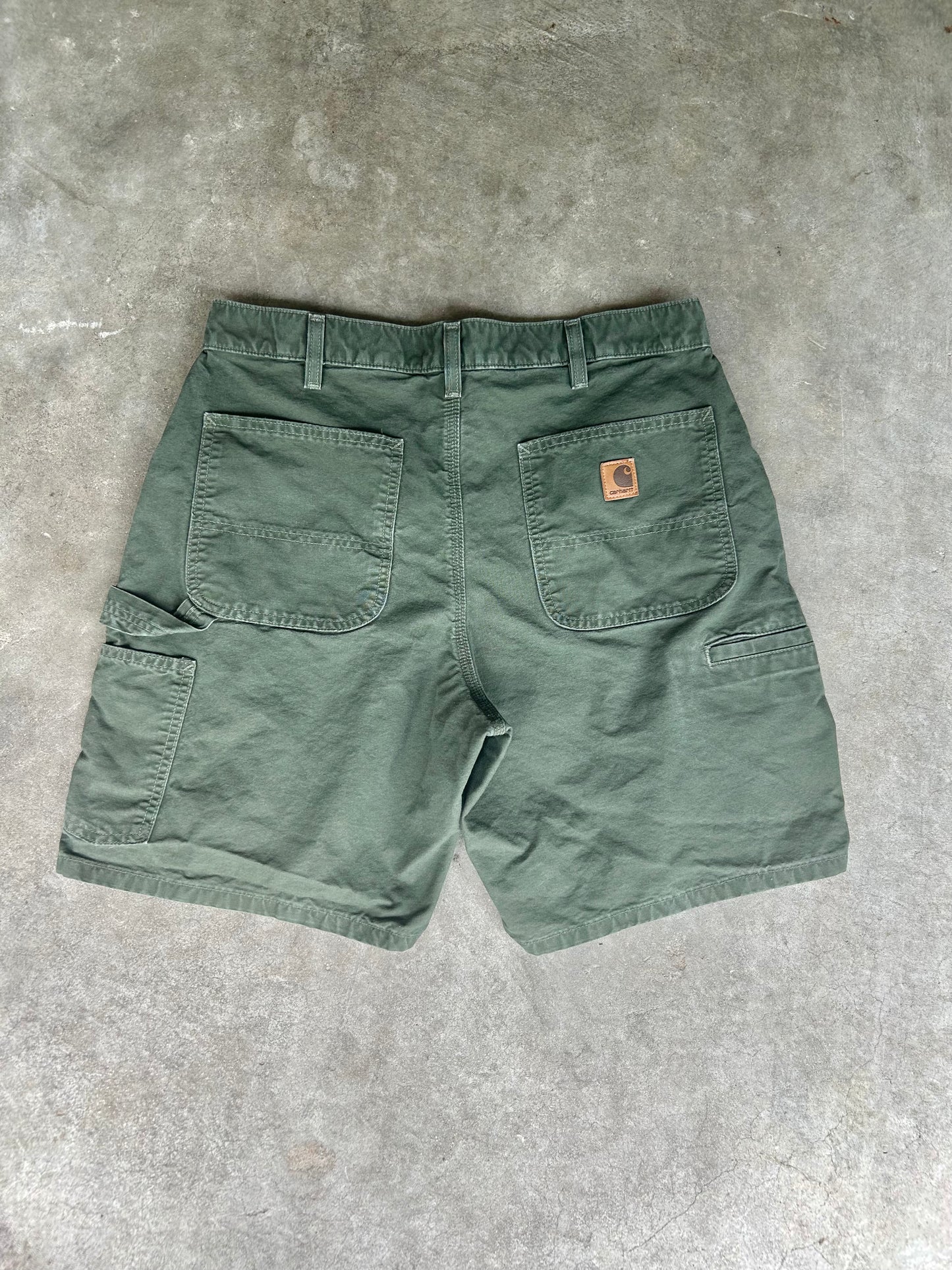 Olive Green Carhartt Shorts