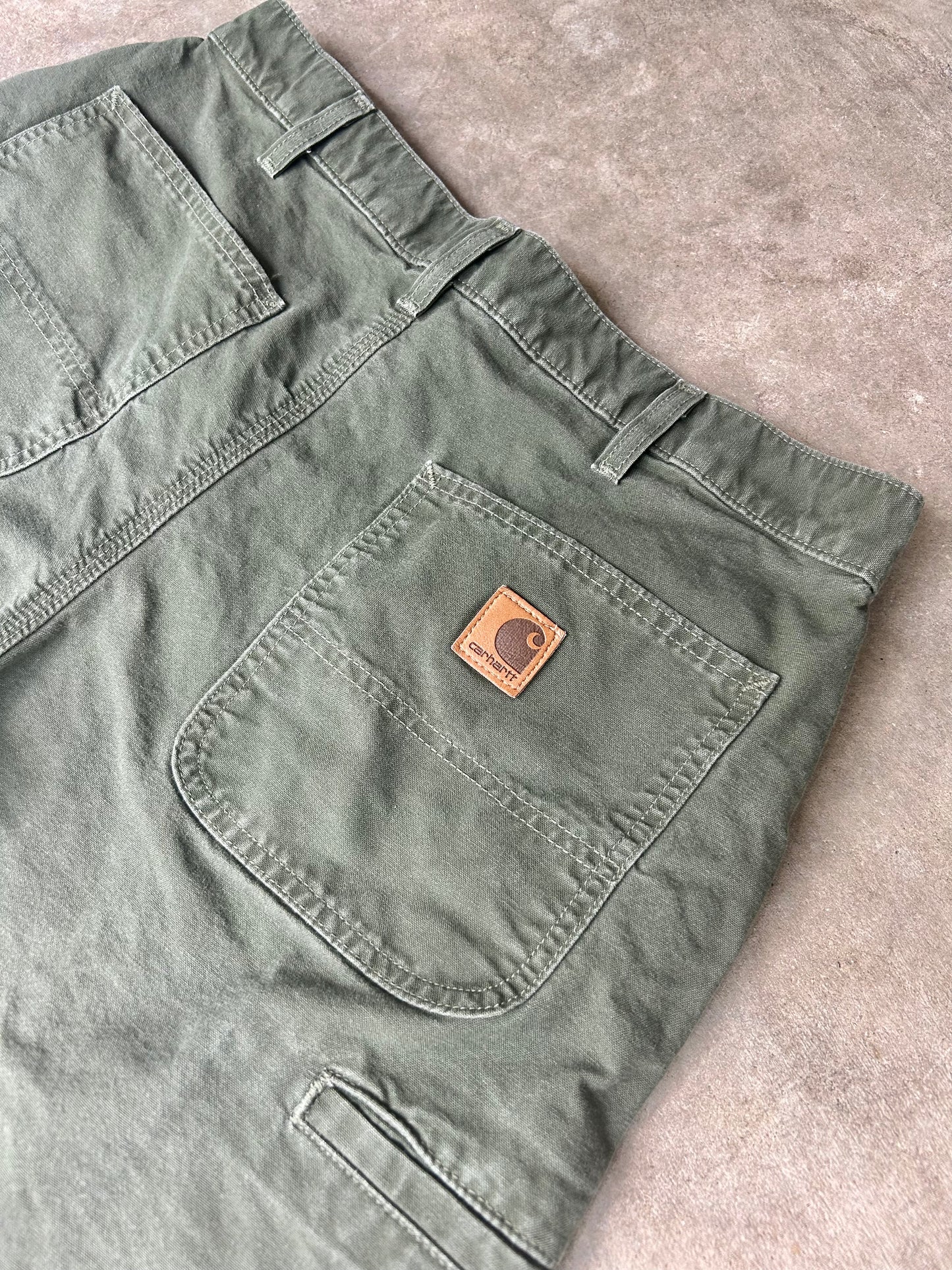 Olive Green Carhartt Shorts