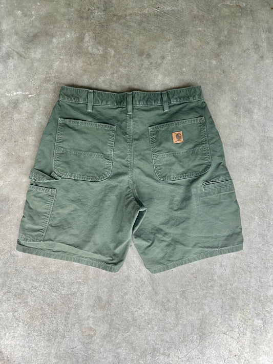 Olive Green Carhartt Shorts