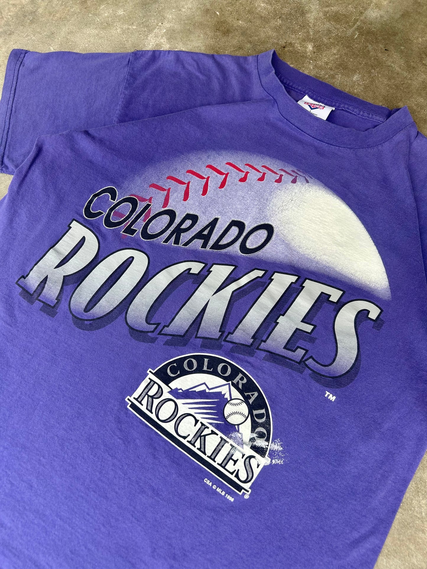 1996 MLB Colorado Rockies Tee